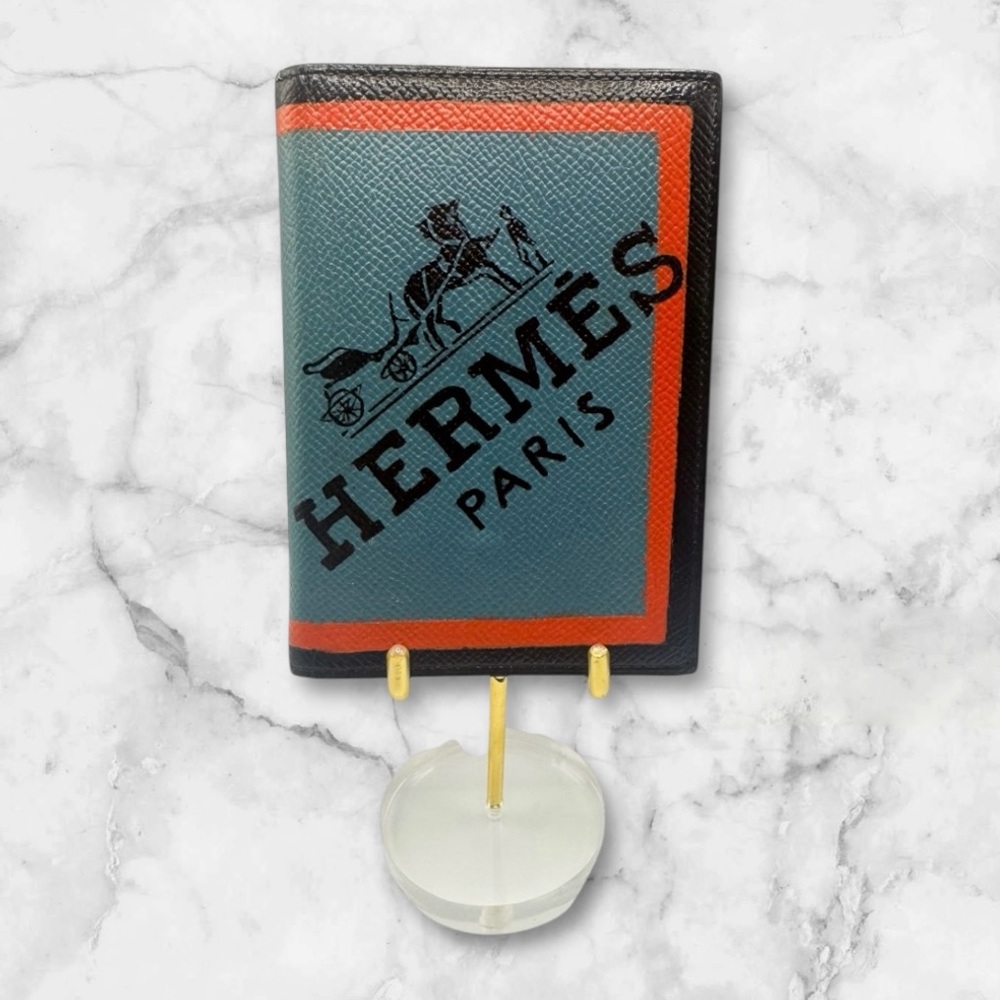 Hermès Passport Holder -Paris Blue